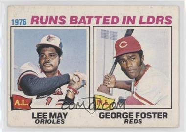 1977 O-Pee-Chee - [Base] #3 - George Foster, Lee May