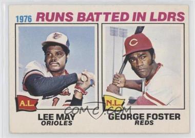 1977 O-Pee-Chee - [Base] #3 - George Foster, Lee May [Good to VG‑EX]