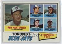 Toronto Blue Jays Coaches Team Checklist (Roy Hartsfield, Don Leppert, Bob Mill…