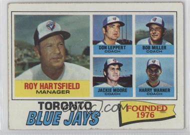 1977 Topps - [Base] #113 - Toronto Blue Jays Coaches Team Checklist (Roy Hartsfield, Don Leppert, Bob Miller, Jackie Moore, Harry Warner)