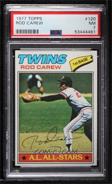 1977 Topps - [Base] #120 - Rod Carew [PSA 7 NM]