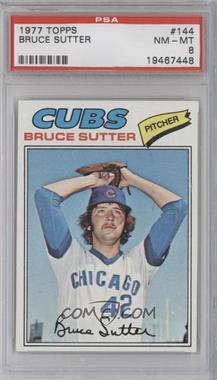 1977 Topps - [Base] #144 - Bruce Sutter [PSA 8 NM‑MT]