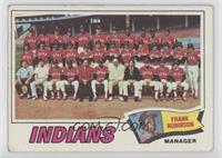 Cleveland Indians Team, Frank Robinson [Good to VG‑EX]