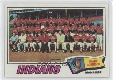 1977 Topps - [Base] #18 - Cleveland Indians Team, Frank Robinson