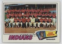 Cleveland Indians Team, Frank Robinson