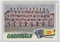 St. Louis Cardinals Team Checklist (Vern Rapp)