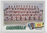 St. Louis Cardinals Team Checklist (Vern Rapp)