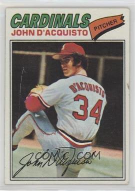 1977 Topps - [Base] #19 - John D'Acquisto [Good to VG‑EX]