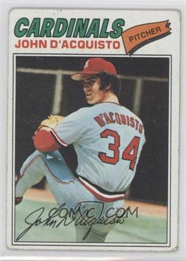 1977 Topps - [Base] #19 - John D'Acquisto [Good to VG‑EX]