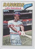 Len Randle [Noted]