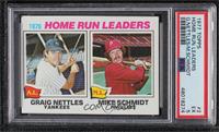 League Leaders - Graig Nettles, Mike Schmidt [PSA 5 EX]