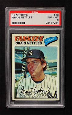 1977 Topps - [Base] #20 - Graig Nettles [PSA 8 NM‑MT]