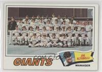 San Francisco Giants Team Checklist (Joe Altobelli)