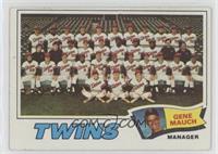 Minnesota Twins Team Checklist (Gene Mauch)