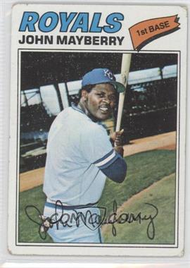 1977 Topps - [Base] #244 - John Mayberry [Good to VG‑EX]