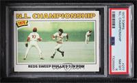 N.L. Championship (Reds Sweep Phillies 3 in a Row) [PSA 8 NM‑MT]