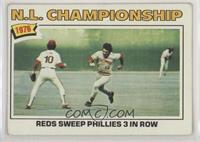 N.L. Championship (Reds Sweep Phillies 3 in a Row) [Good to VG‑…