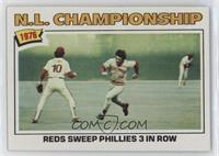 N.L. Championship (Reds Sweep Phillies 3 in a Row)