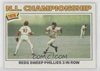 N.L. Championship (Reds Sweep Phillies 3 in a Row) [Good to VG‑…