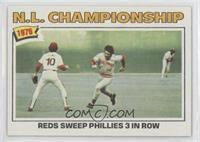 N.L. Championship (Reds Sweep Phillies 3 in a Row)