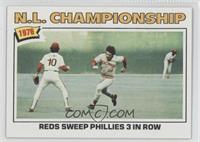 N.L. Championship (Reds Sweep Phillies 3 in a Row)