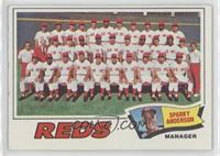 Cincinnati Reds Team, Sparky Anderson [Poor to Fair]