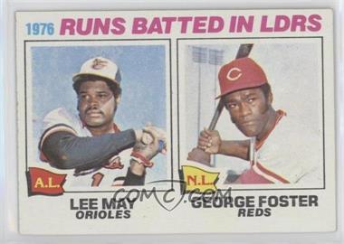 1977 Topps - [Base] #3 - League Leaders - George Foster, Lee May [Poor to Fair]