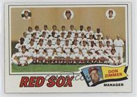 Boston Red Sox Team Checklist (Don Zimmer)