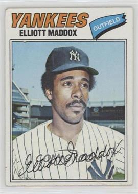 1977 Topps - [Base] #332 - Elliott Maddox [Poor to Fair]