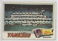 New York Yankees Team, Billy Martin