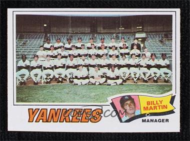 1977 Topps - [Base] #387 - New York Yankees Team, Billy Martin