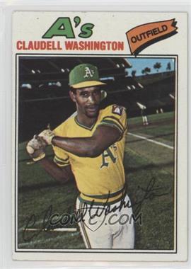 1977 Topps - [Base] #405 - Claudell Washington