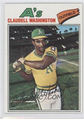 1977 Topps - [Base] #405 - Claudell Washington