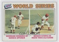 1976 World Series - Joe Morgan, Johnny Bench [Good to VG‑EX]