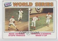 1976 World Series - Johnny Bench [Noted]