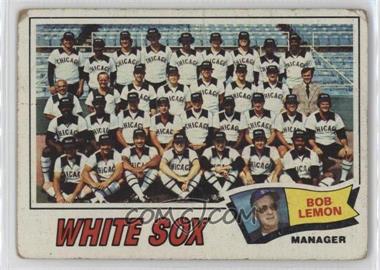 1977 Topps - [Base] #418 - Chicago White Sox Team (Bob Lemon) [Good to VG‑EX]