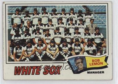 1977 Topps - [Base] #418 - Chicago White Sox Team (Bob Lemon) [Good to VG‑EX]