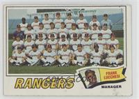 Texas Rangers Team Checklist (Frank Lucchesi)