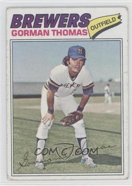 1977 Topps - [Base] #439 - Gorman Thomas [COMC RCR Poor]