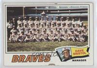 Atlanta Braves Team, Dave Bristol [Good to VG‑EX]