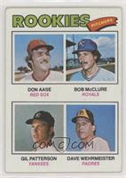 Rookie Pitchers - Don Aase, Gil Patterson, Dave Wehrmeister, Bob McClure [Poor&…