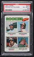 Rookie Outfielders - Andre Dawson, Gene Richards, John Scott, Denny Walling [PS…