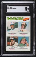 Rookie Outfielders - Andre Dawson, Gene Richards, John Scott, Denny Walling [SG…