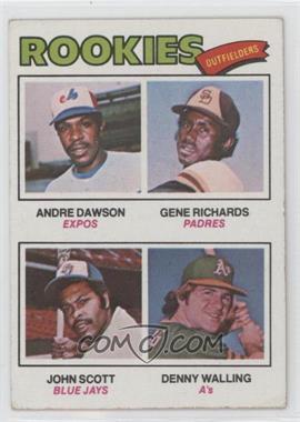 1977 Topps - [Base] #473 - Rookie Outfielders - Andre Dawson, Gene Richards, John Scott, Denny Walling