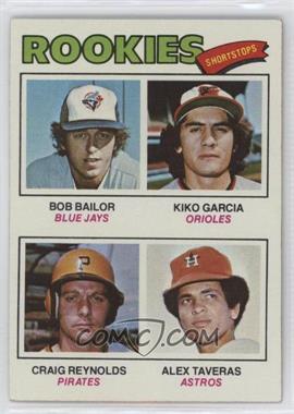 1977 Topps - [Base] #474 - Rookie Shortstops - Bob Bailor, Kiko Garcia, Craig Reynolds, Alex Taveras