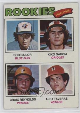 1977 Topps - [Base] #474 - Rookie Shortstops - Bob Bailor, Kiko Garcia, Craig Reynolds, Alex Taveras