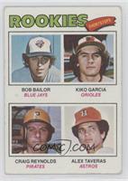 Rookie Shortstops - Bob Bailor, Kiko Garcia, Craig Reynolds, Alex Taveras [Poor…