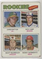 Rookie Pitchers - Chris Batton, Rick Camp, Soctt McGregor, Manny Sarimento [Goo…