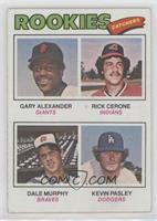 Rookie Catchers - Gary Alexander, Rick Cerone, Dale Murphy, Kevin Pasley