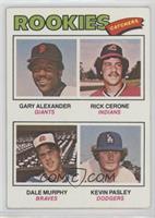 Rookie Catchers - Gary Alexander, Rick Cerone, Dale Murphy, Kevin Pasley